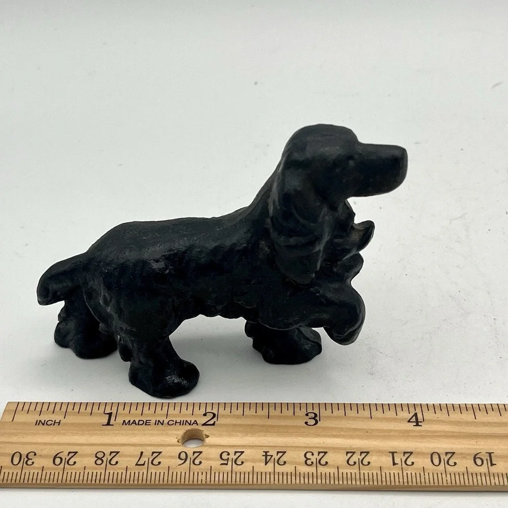 Antique‎ Cast Iron Rustic Standing Cocker Spaniel Dog Figurine Bottle Opener